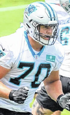 Panthers C Bradley Bozeman carted off with apparent lower leg injury