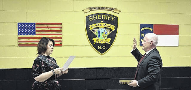 Bladen County Sheriff's Office swears in new deputy