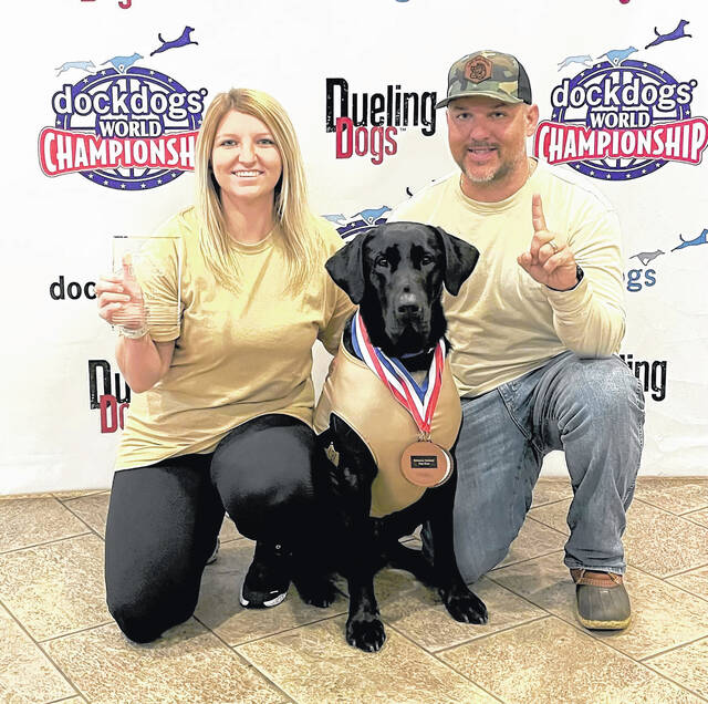 Lawson leaps to victory Local dog wins at DockDogs world championships